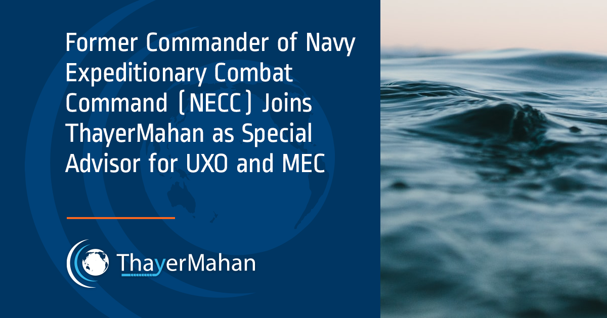 Former Commander of Navy Expeditionary Combat Command (NECC) Joins